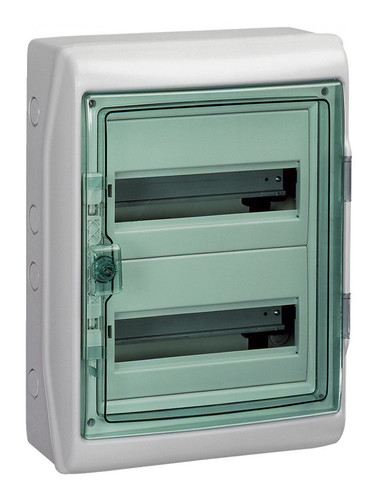 Распределительный шкаф Schneider Electric KAEDRA, 24 мод., IP65, навесной, пластик, дверь, с клеммами