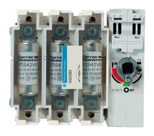 Рубильник с предохранителем Schneider Electric TeSys GS 63А 3P, A2, A3