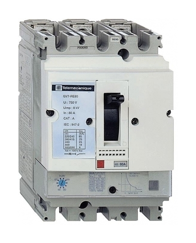 Силовой автомат Schneider Electric TeSys GV7, 36кА, 3P, 40А