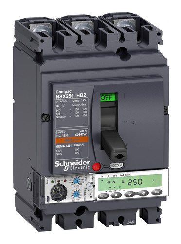 Силовой автомат Schneider Electric Compact NSX 250, Micrologic 5.2 E, 100кА, 3P, 250А