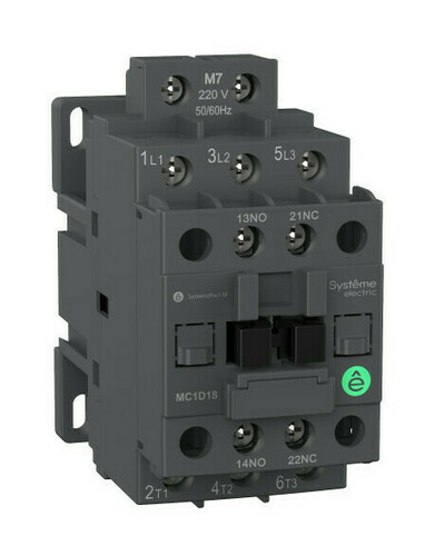 Контактор Systeme Electric SystemePact M 3P 9А 110В AC 4кВт, MC1D09F7