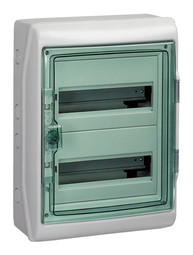 Распределительный шкаф KAEDRA, 24 мод., IP65, навесной, пластик, дверь, с клеммами