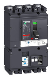 Силовой автомат Compact NSX 160, TM-D, 36кА, 4P, 160А