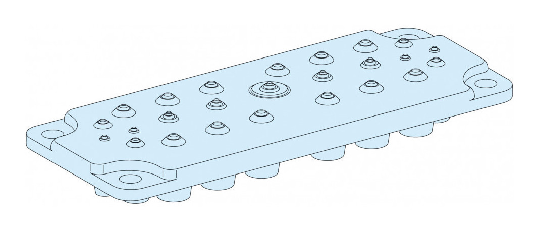 Сальниковая панель для ввода кабелей